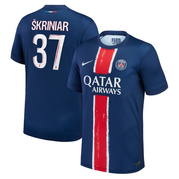 psg-nike-home-stadium-shirt-2024-25-kids-with-skriniar-37-printing Kits Collection | Shop PSG Gear