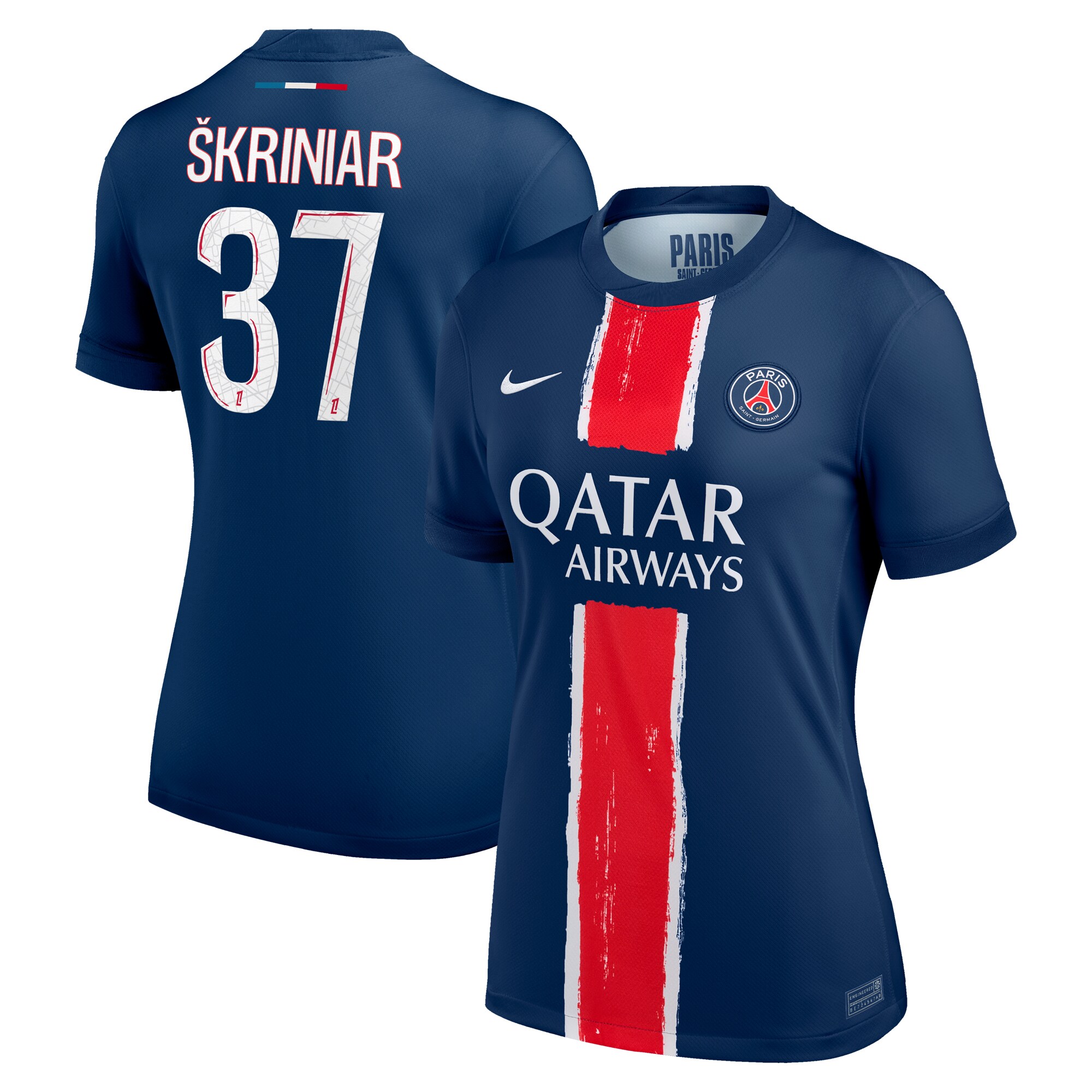 psg-nike-home-stadium-shirt-2024-25-womens-with-skriniar-37-printing Kits Collection | Shop PSG Gear