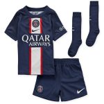 paris saint-germain home stadium kit 2022-23 – little kids with custom printing Kits Collection | Shop PSG Gear