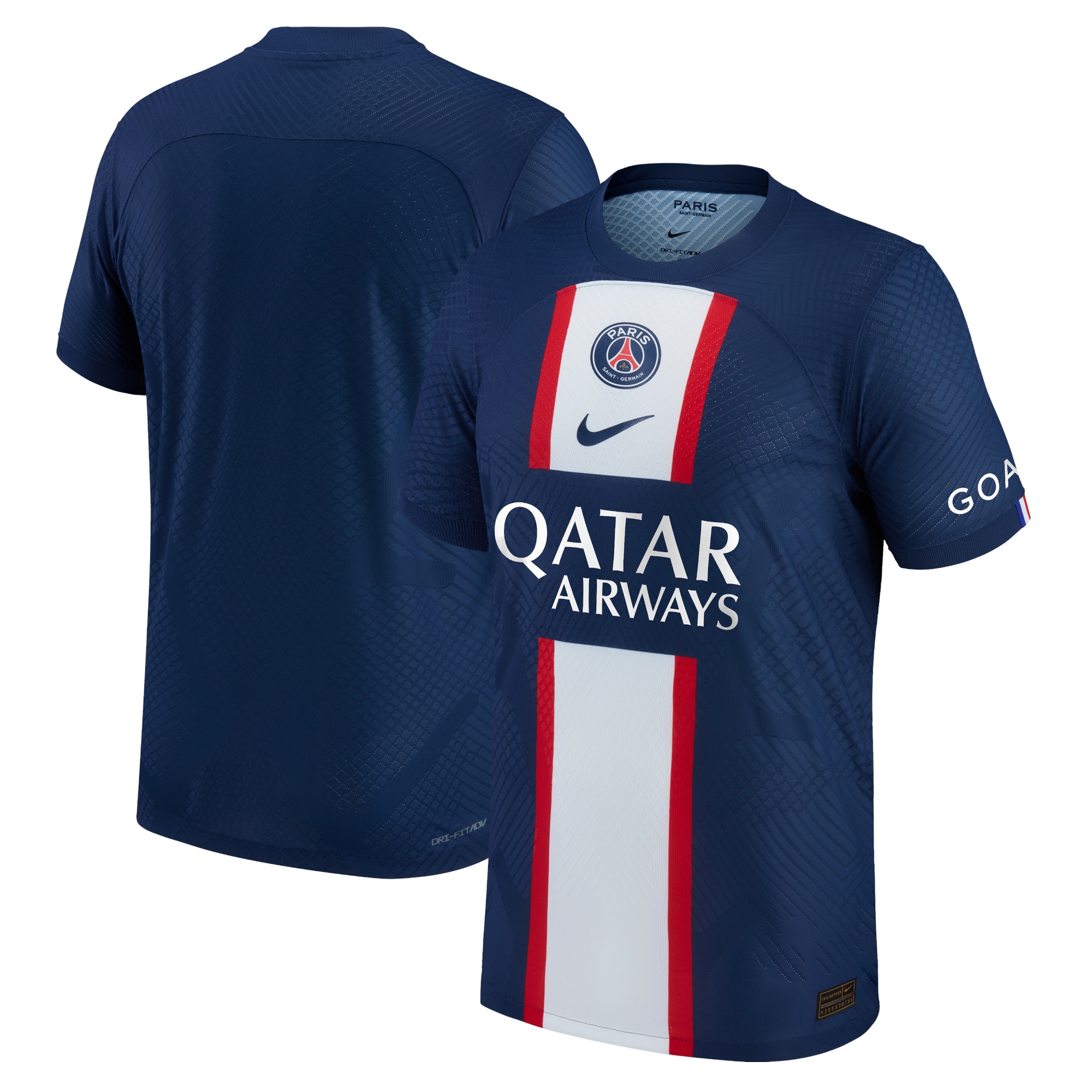paris saint-germain home vapor match shirt 2022-23 with custom printing Kits Collection | Shop PSG Gear