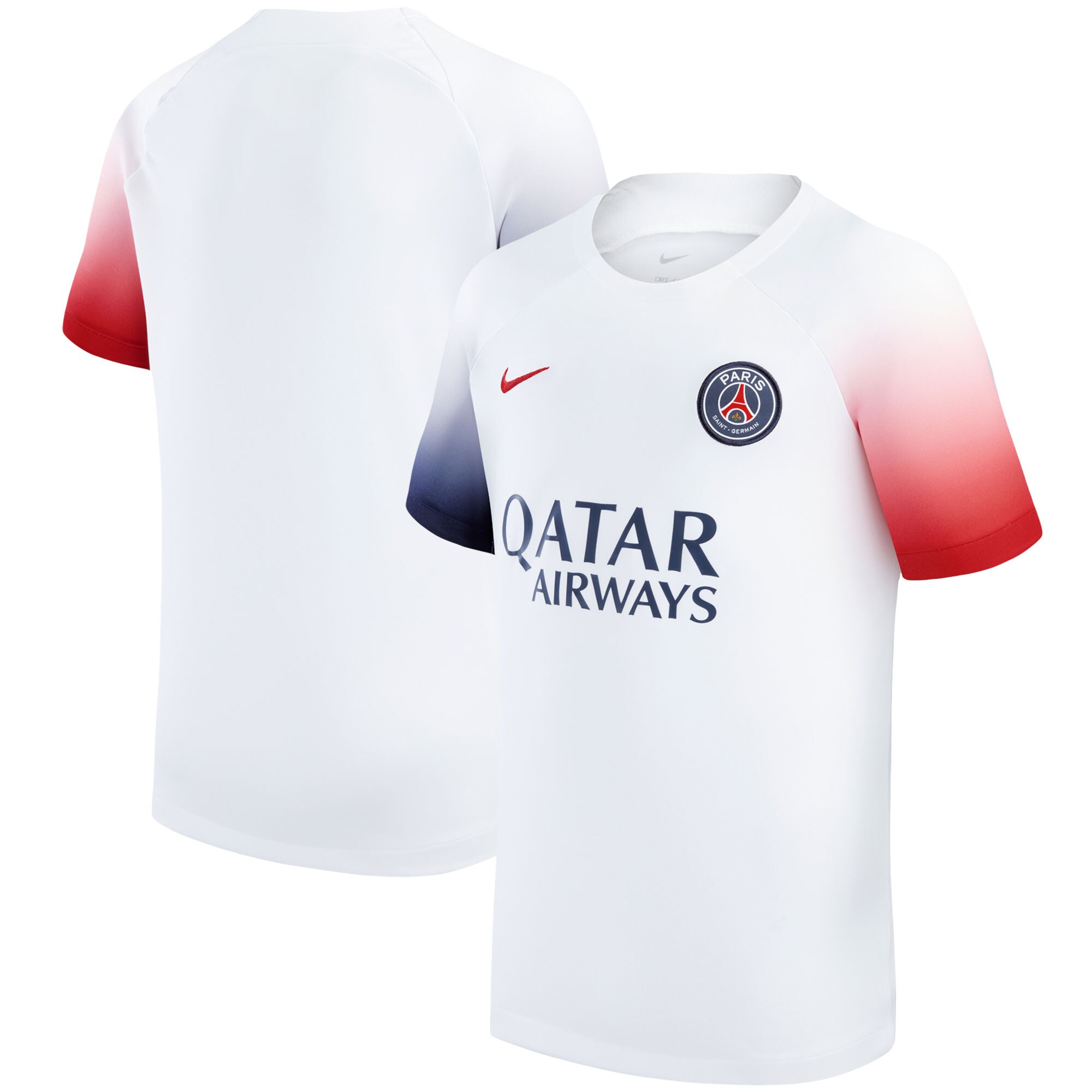paris saint-germain nike academy pro pre match top – white – kids Kits Collection | Shop PSG Gear
