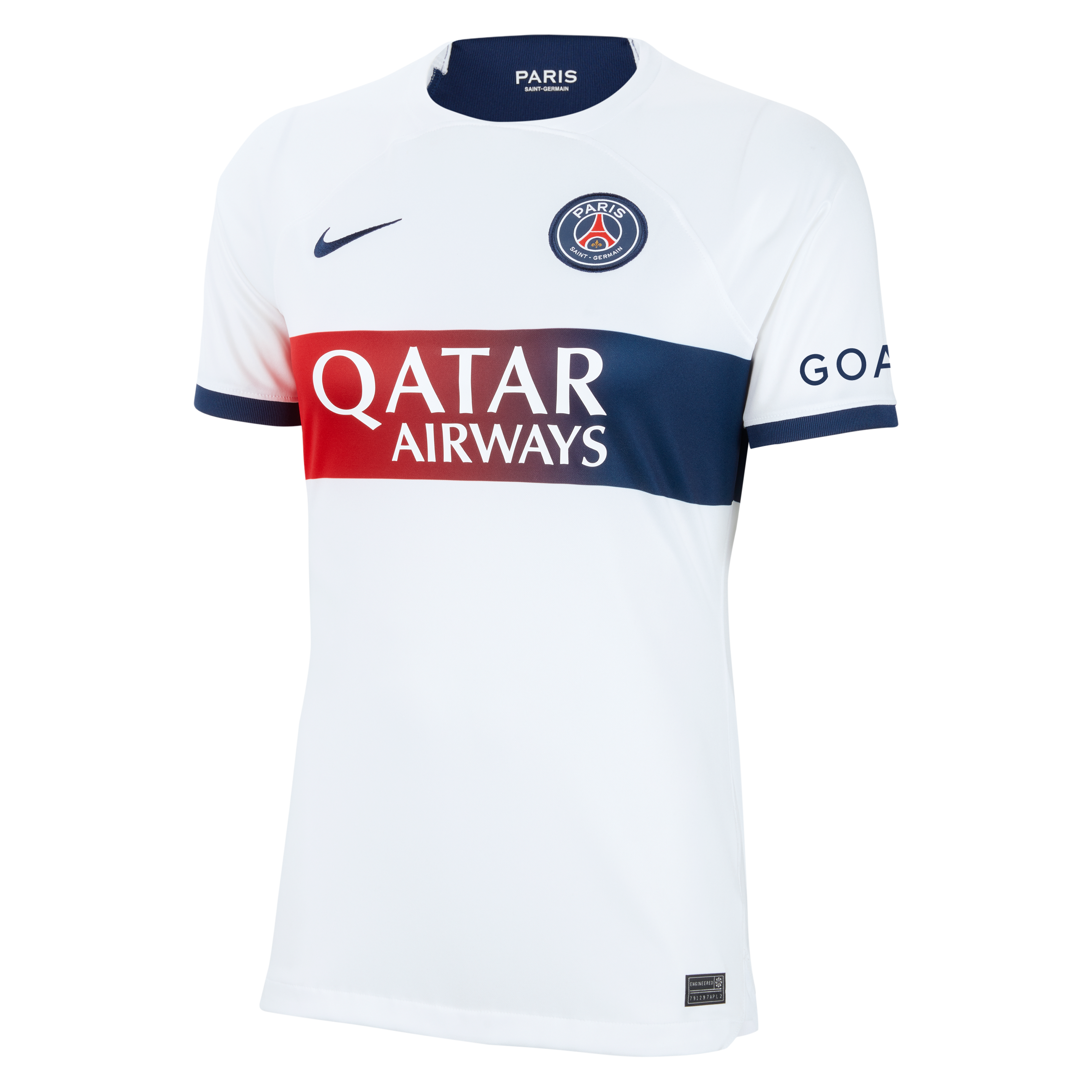 paris saint-germain nike away stadium shirt 2023-24 – womens with custom printing Kits Collection | Shop PSG Gear