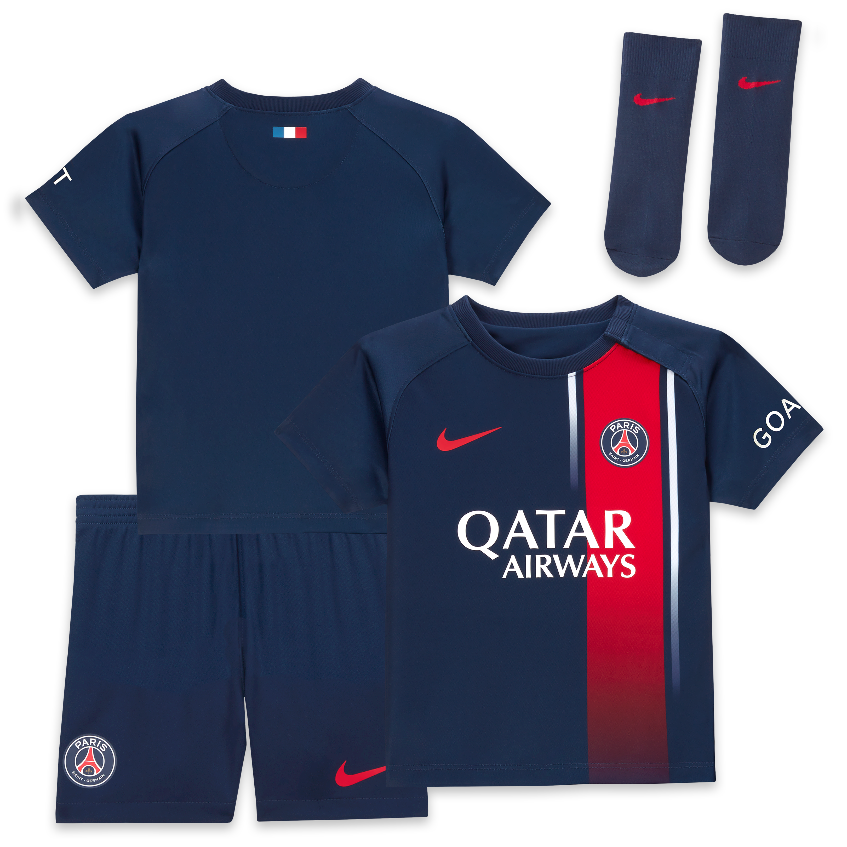 paris saint-germain nike home stadium kit 2023-24 – infant Kits Collection | Shop PSG Gear