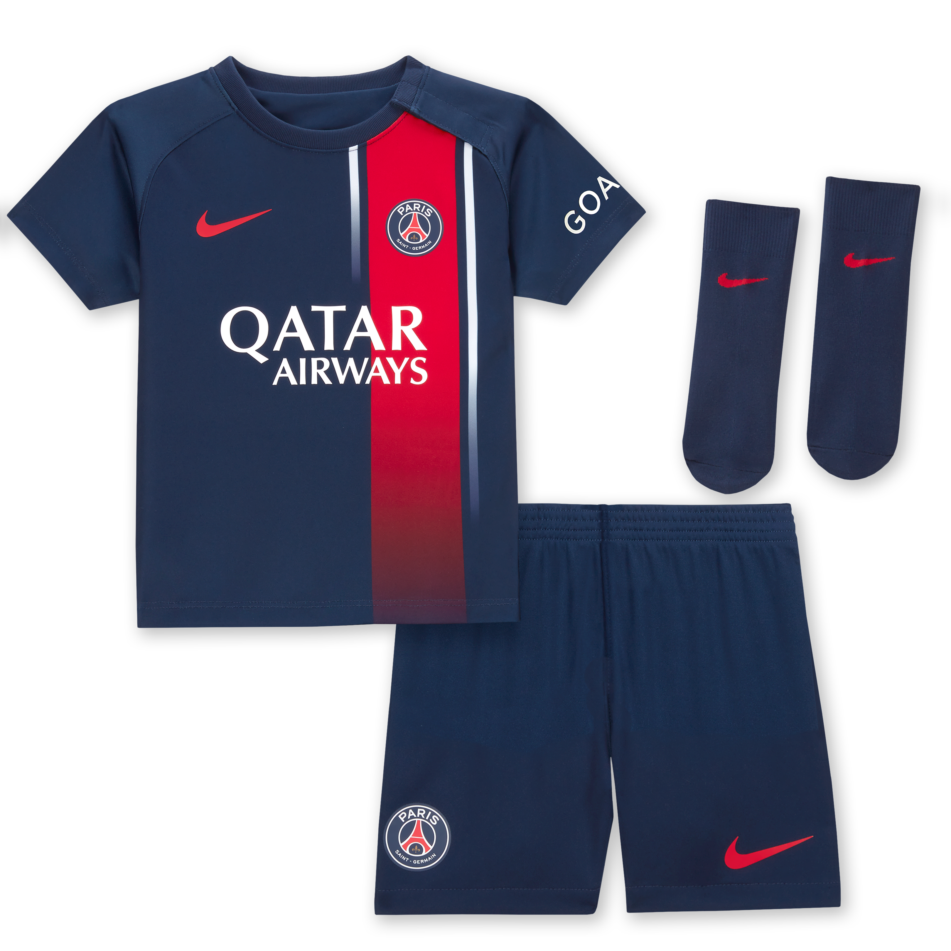 paris saint-germain nike home stadium kit 2023-24 – infant Kits Collection | Shop PSG Gear