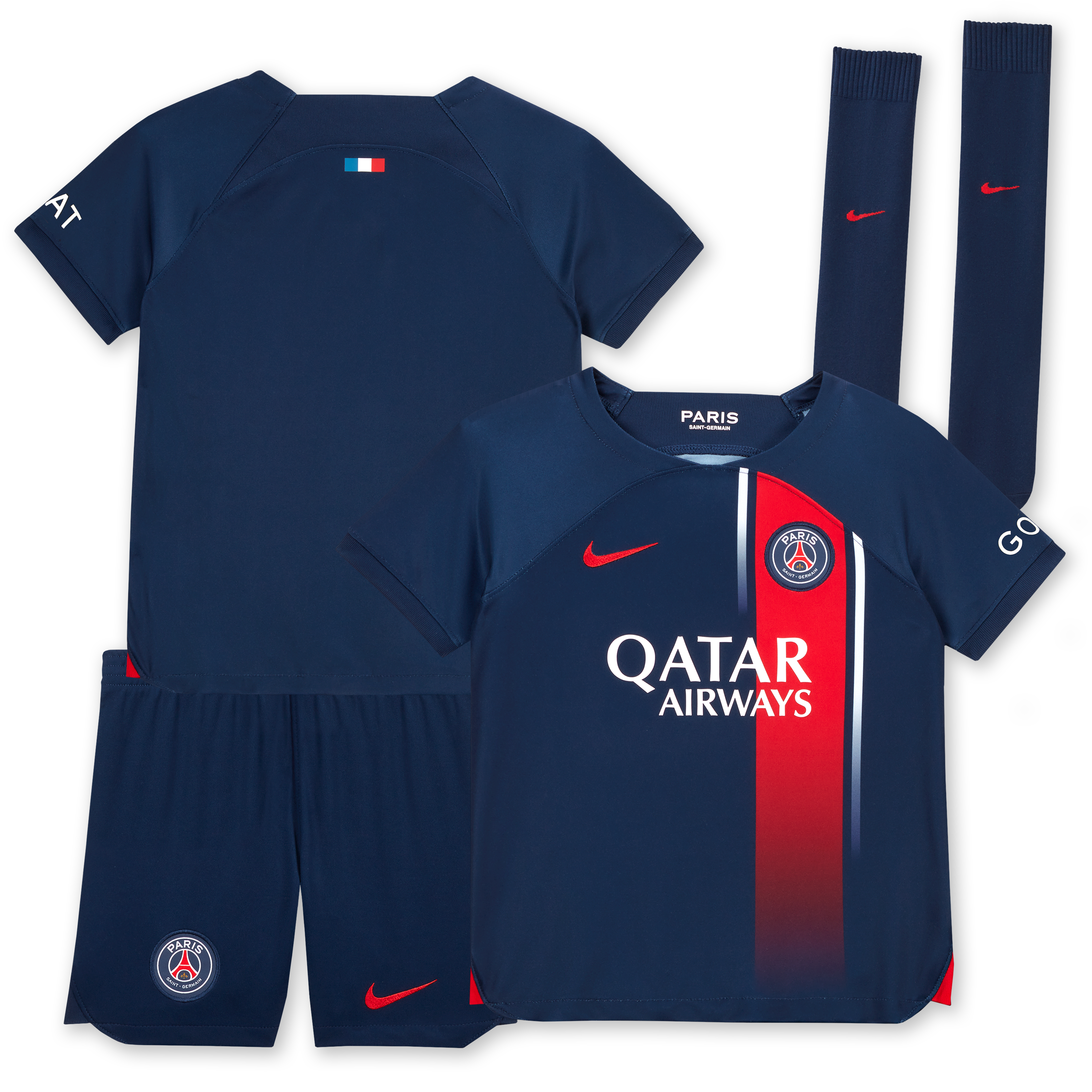 paris saint-germain nike home stadium kit 2023-24 – little kids Kits Collection | Shop PSG Gear