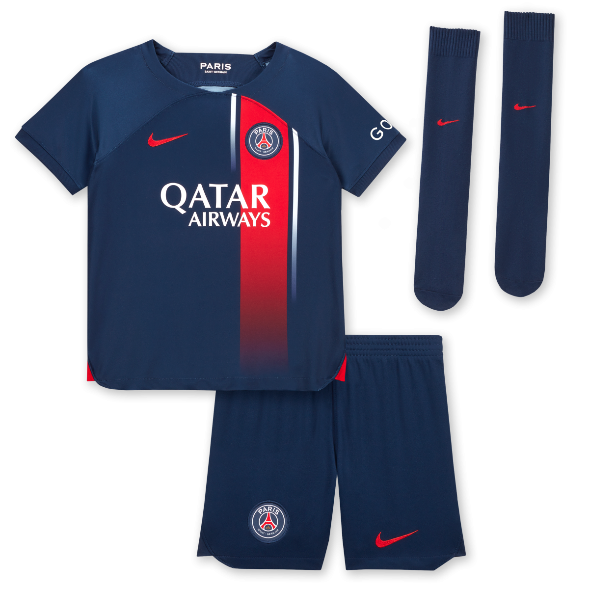 paris saint-germain nike home stadium kit 2023-24 – little kids Kits Collection | Shop PSG Gear