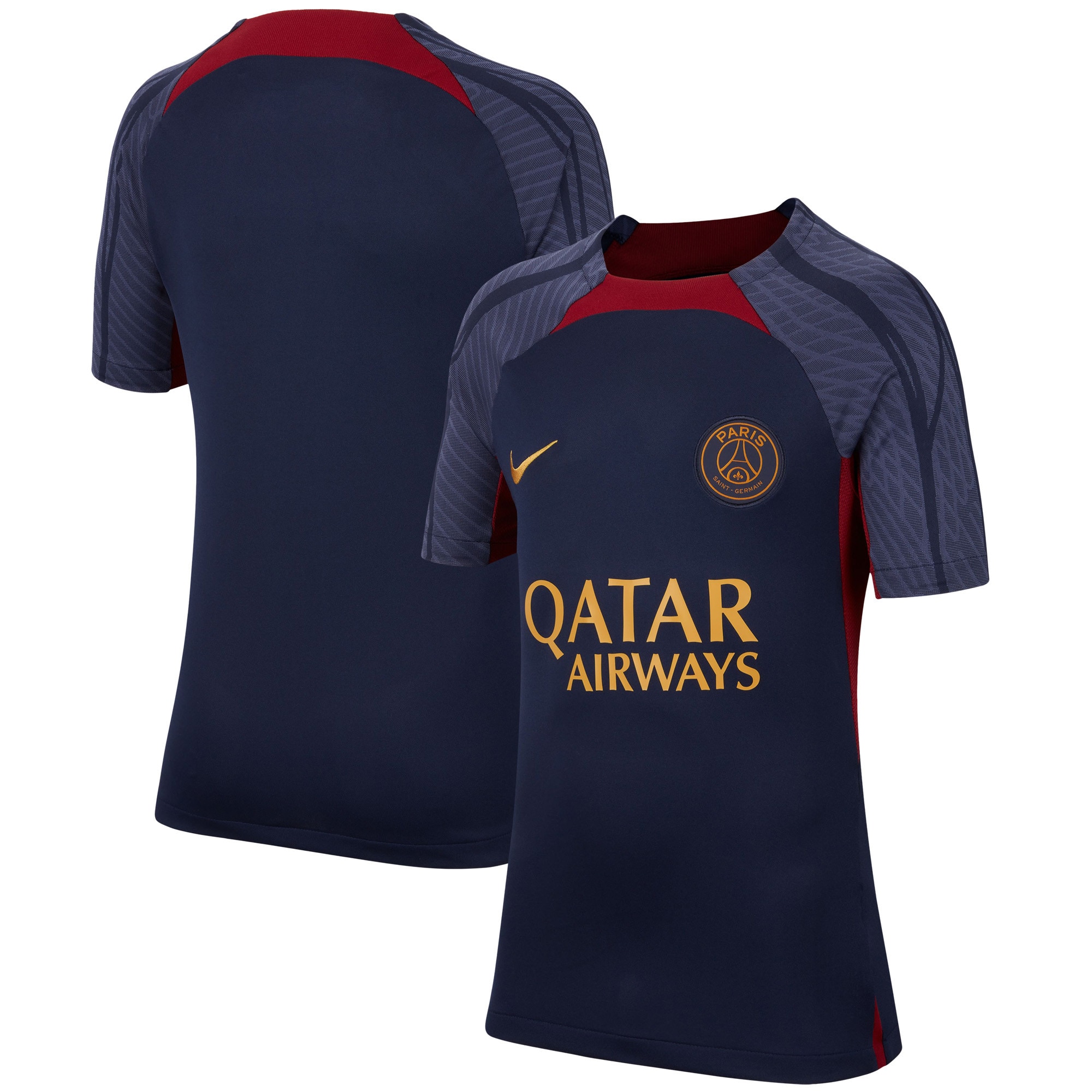 paris saint-germain nike strike short sleeve top – dark blue – kids Kits Collection | Shop PSG Gear