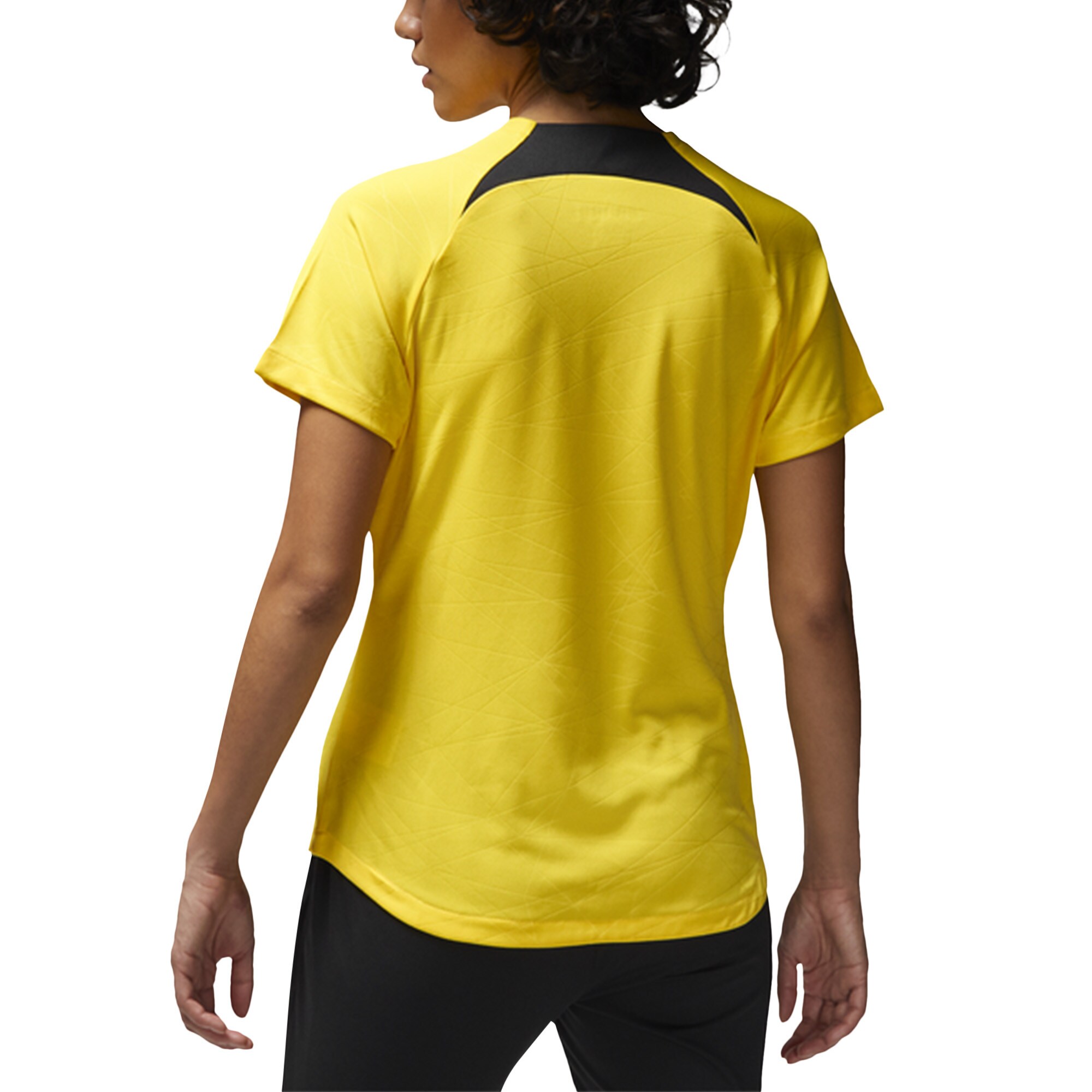 paris saint-germain x jordan pre-match top – yellow – womens Kits Collection | Shop PSG Gear
