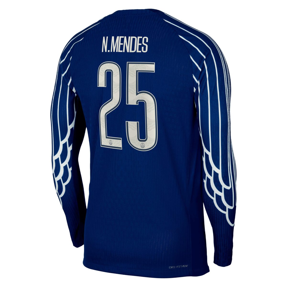 psg jordan fourth dri-fit adv match shirt 2024-25 – long sleeve – kids with cup printing n.mendes 25 Kits Collection | Shop PSG Gear