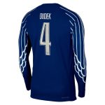 psg jordan fourth dri-fit adv match shirt 2024-25 – long sleeve – kids with dudek 4 printing Kits Collection | Shop PSG Gear