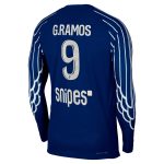 psg jordan fourth dri-fit adv match shirt 2024-25 – long sleeve – kids with g.ramos 9 printing Kits Collection | Shop PSG Gear