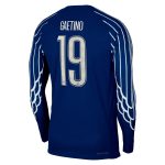 psg jordan fourth dri-fit adv match shirt 2024-25 – long sleeve – kids with gaetino 19 printing Kits Collection | Shop PSG Gear