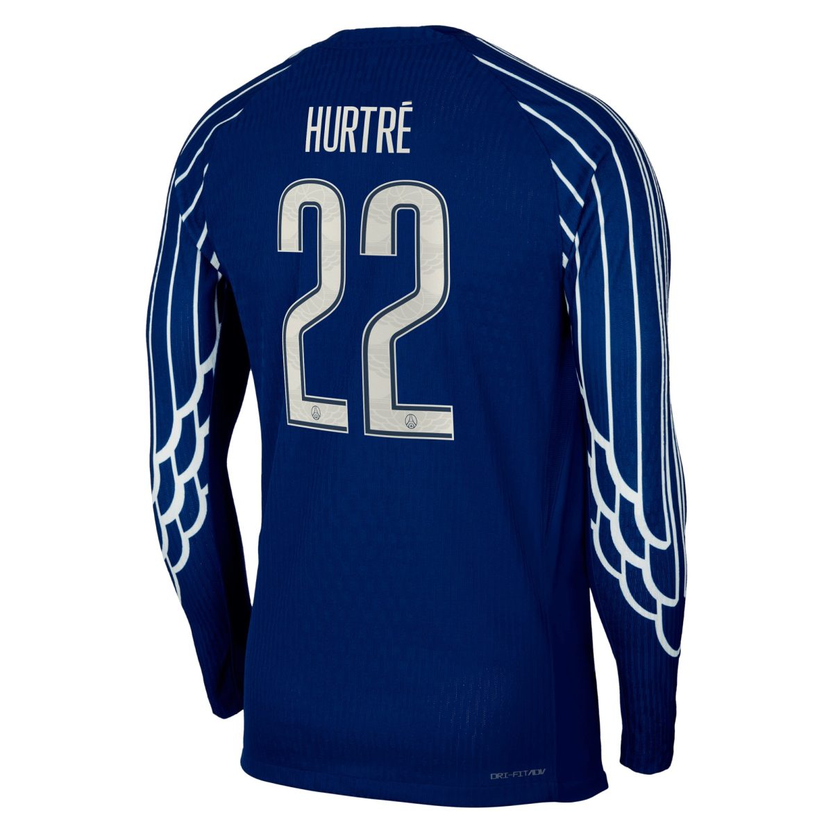 psg jordan fourth dri-fit adv match shirt 2024-25 – long sleeve – kids with hurtre 22 printing Kits Collection | Shop PSG Gear