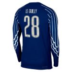 psg jordan fourth dri-fit adv match shirt 2024-25 – long sleeve – kids with le guilly 28 printing Kits Collection | Shop PSG Gear