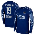 psg jordan fourth dri-fit adv match shirt 2024-25 – long sleeve – kids with lee kang in 19 printing Kits Collection | Shop PSG Gear
