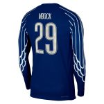 psg jordan fourth dri-fit adv match shirt 2024-25 – long sleeve – kids with mbock 29 printing Kits Collection | Shop PSG Gear