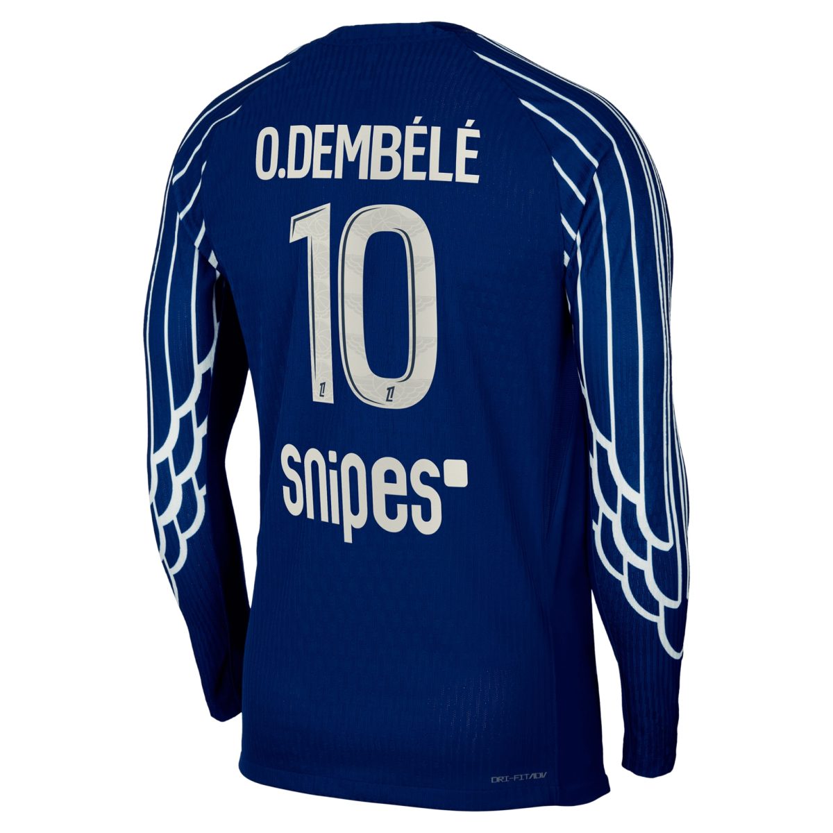 psg jordan fourth dri-fit adv match shirt 2024-25 – long sleeve – kids with o.dembele 10 printing Kits Collection | Shop PSG Gear