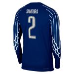 psg jordan fourth dri-fit adv match shirt 2024-25 – long sleeve – kids with samoura 2 printing Kits Collection | Shop PSG Gear