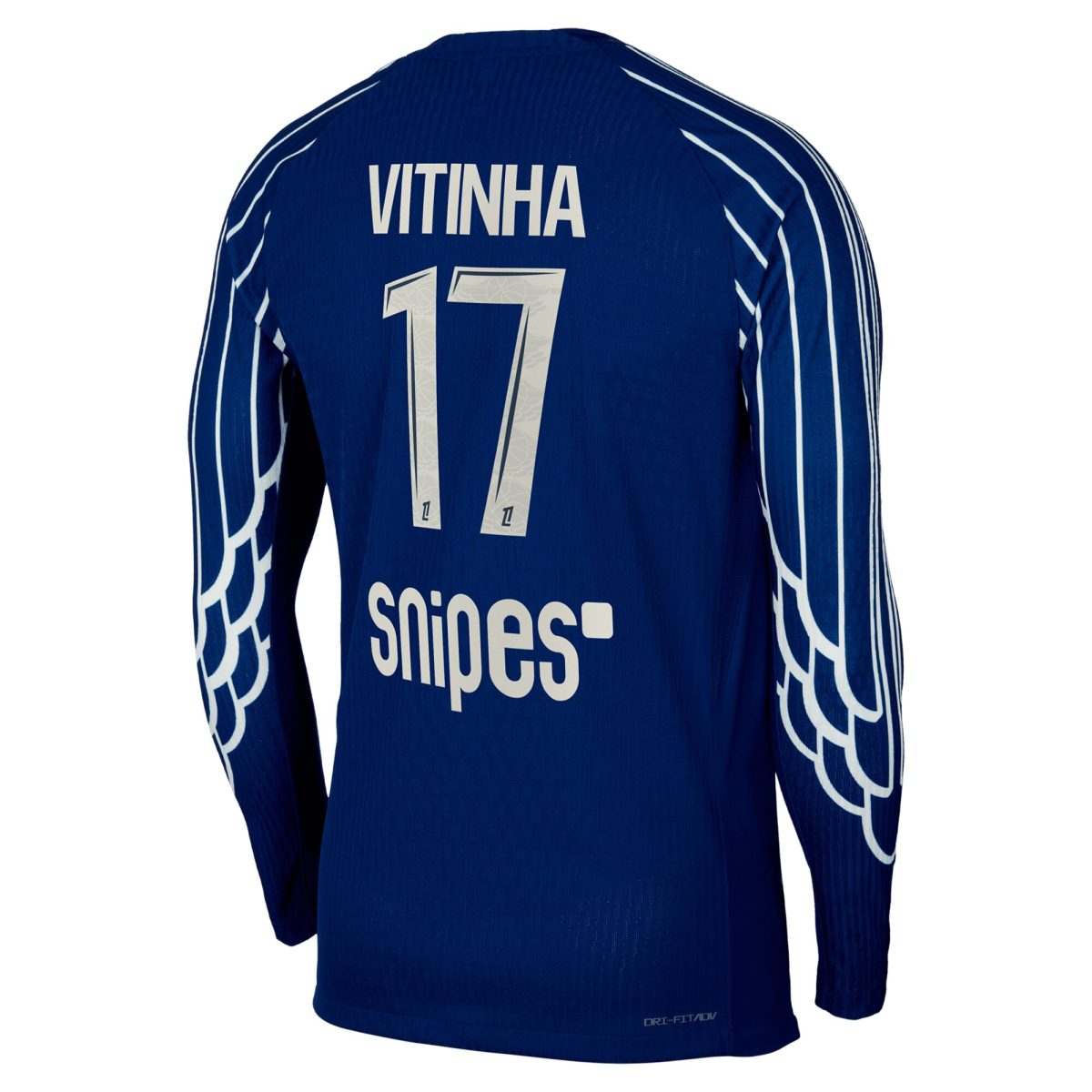 psg jordan fourth dri-fit adv match shirt 2024-25 – long sleeve – kids with vitinha 17 printing Kits Collection | Shop PSG Gear