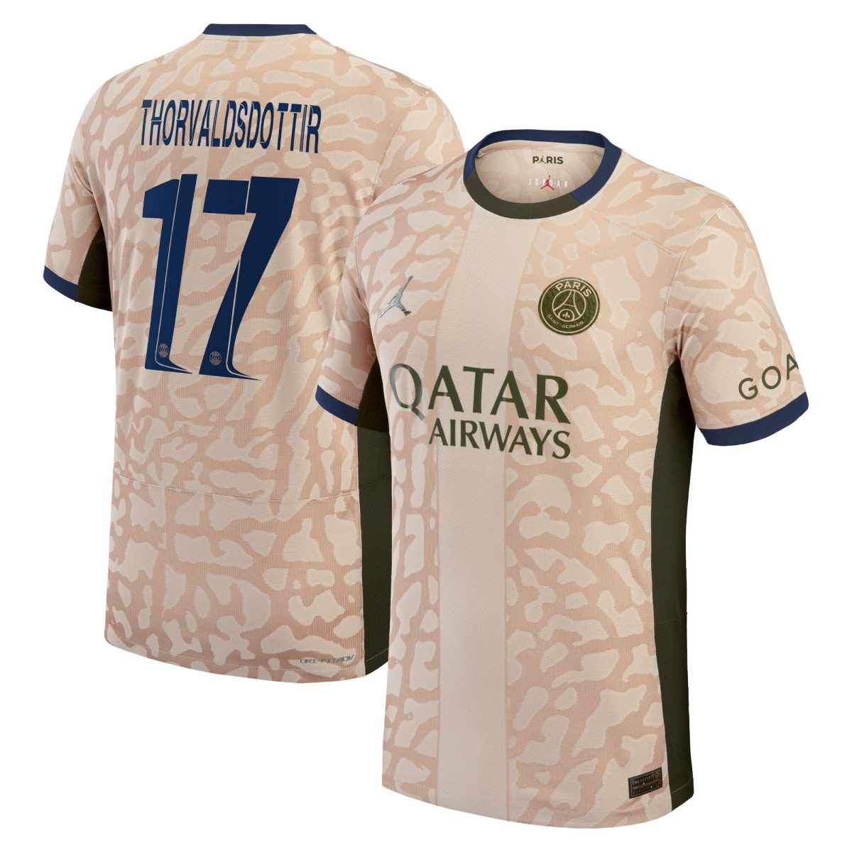 psg jordan fourth dri-fit adv match shirt 2324 with thorvaldsdottir 17 printing Kits Collection | Shop PSG Gear