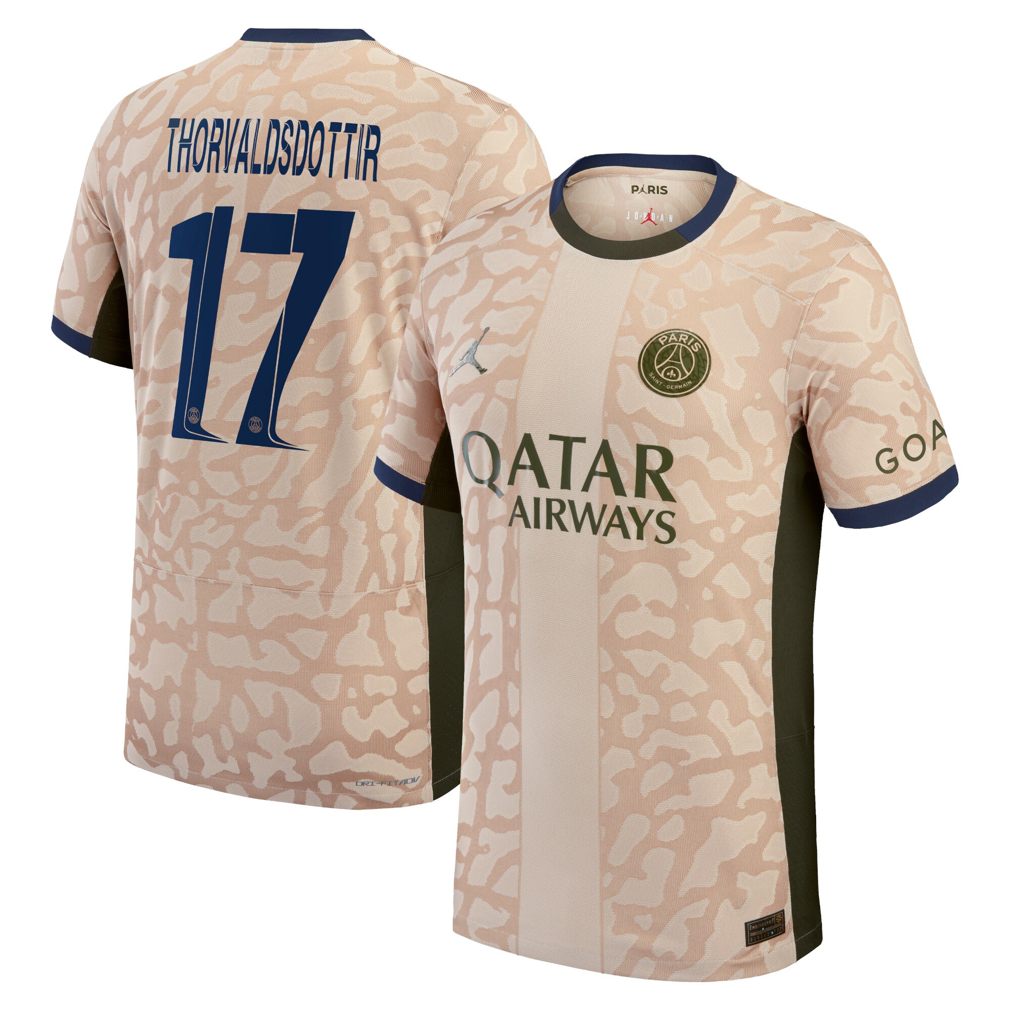 psg jordan fourth dri-fit adv match shirt 2324 with thorvaldsdottir 17 printing Kits Collection | Shop PSG Gear