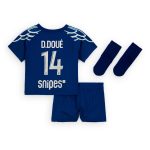 psg jordan fourth stadium kit 2024-25 – infant with d.doue 14 printing Kits Collection | Shop PSG Gear