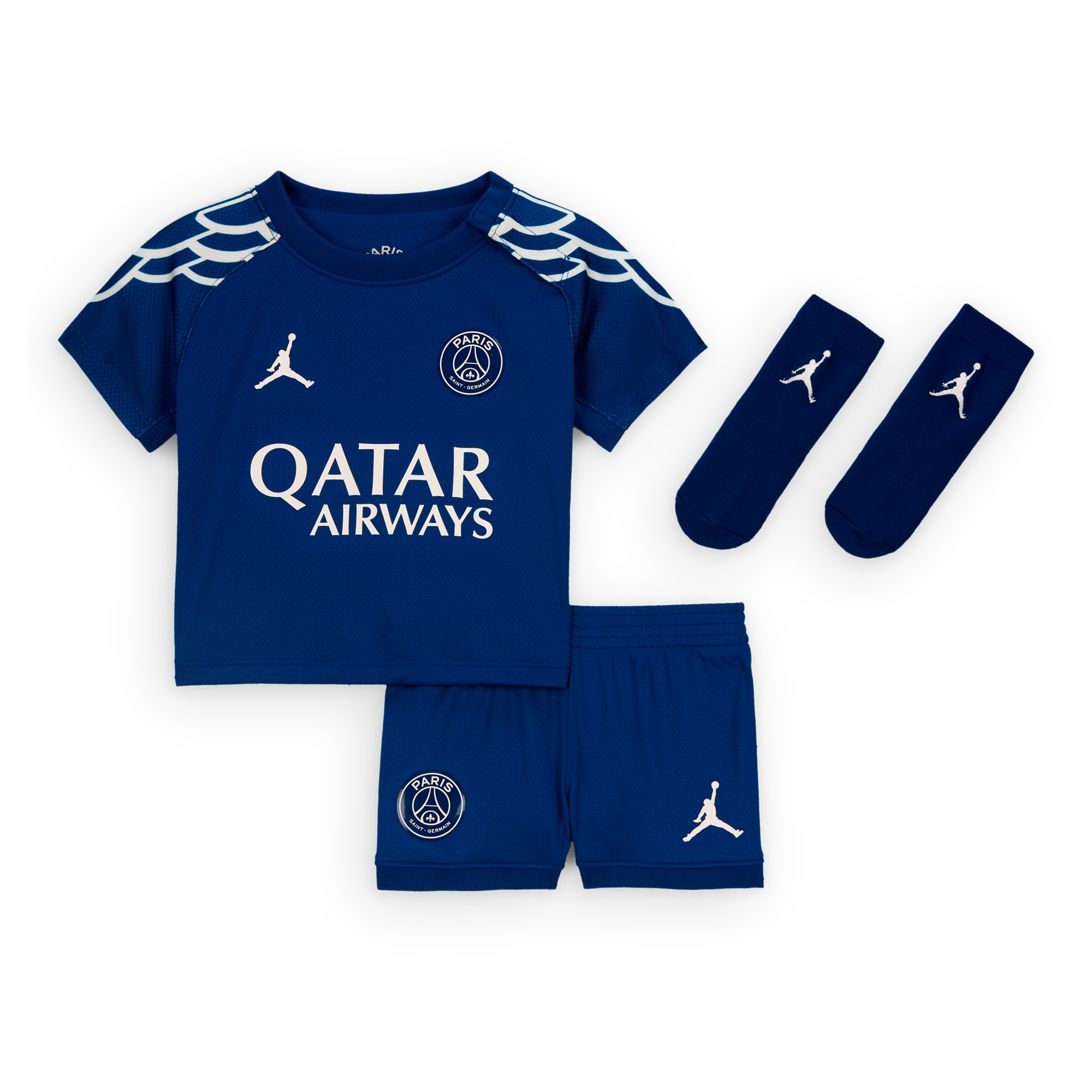 psg jordan fourth stadium kit 2024-25 – infant with fabian 8 printing Kits Collection | Shop PSG Gear