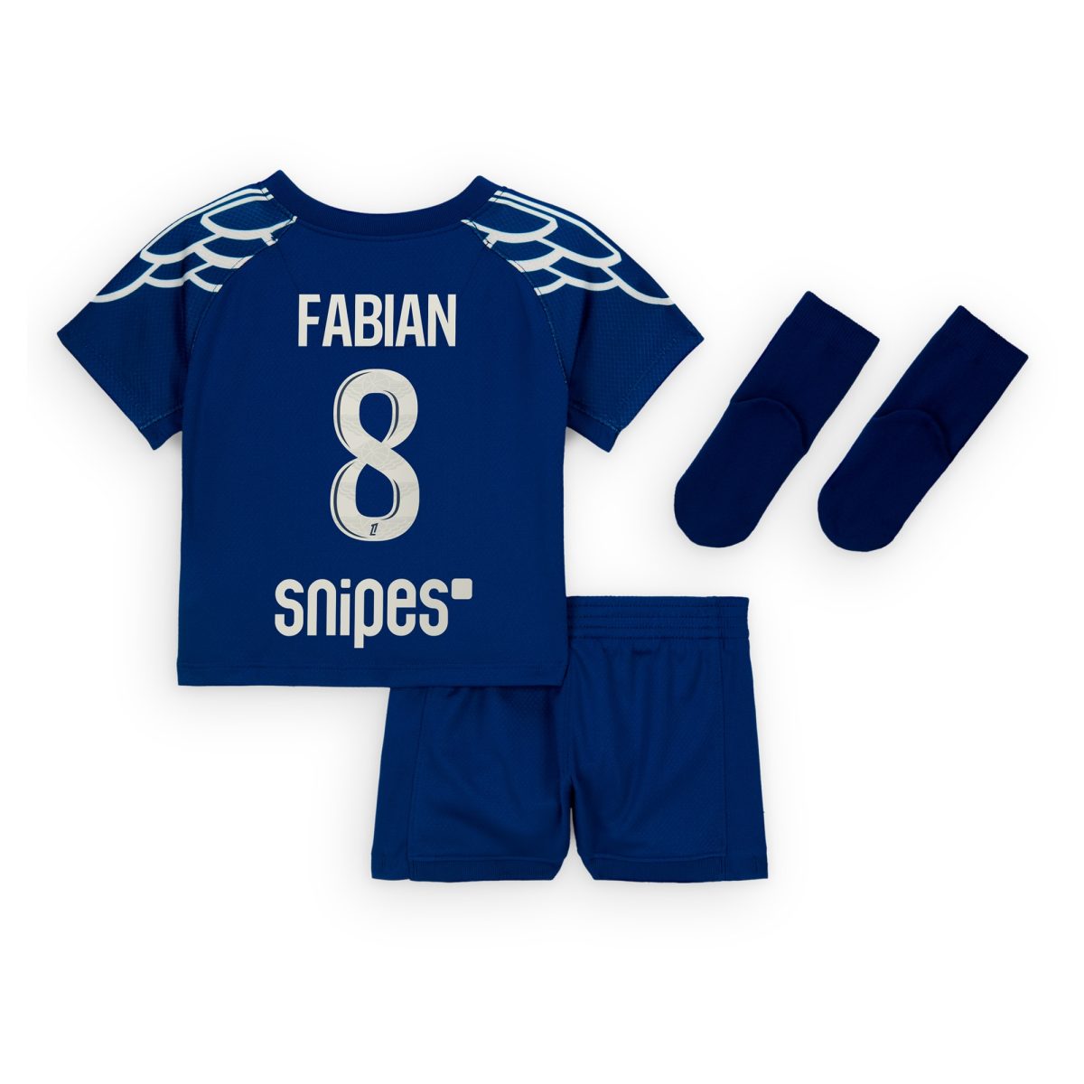 psg jordan fourth stadium kit 2024-25 – infant with fabian 8 printing Kits Collection | Shop PSG Gear