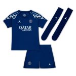 psg jordan fourth stadium kit 2024-25 – little kids with fabian 8 printing Kits Collection | Shop PSG Gear