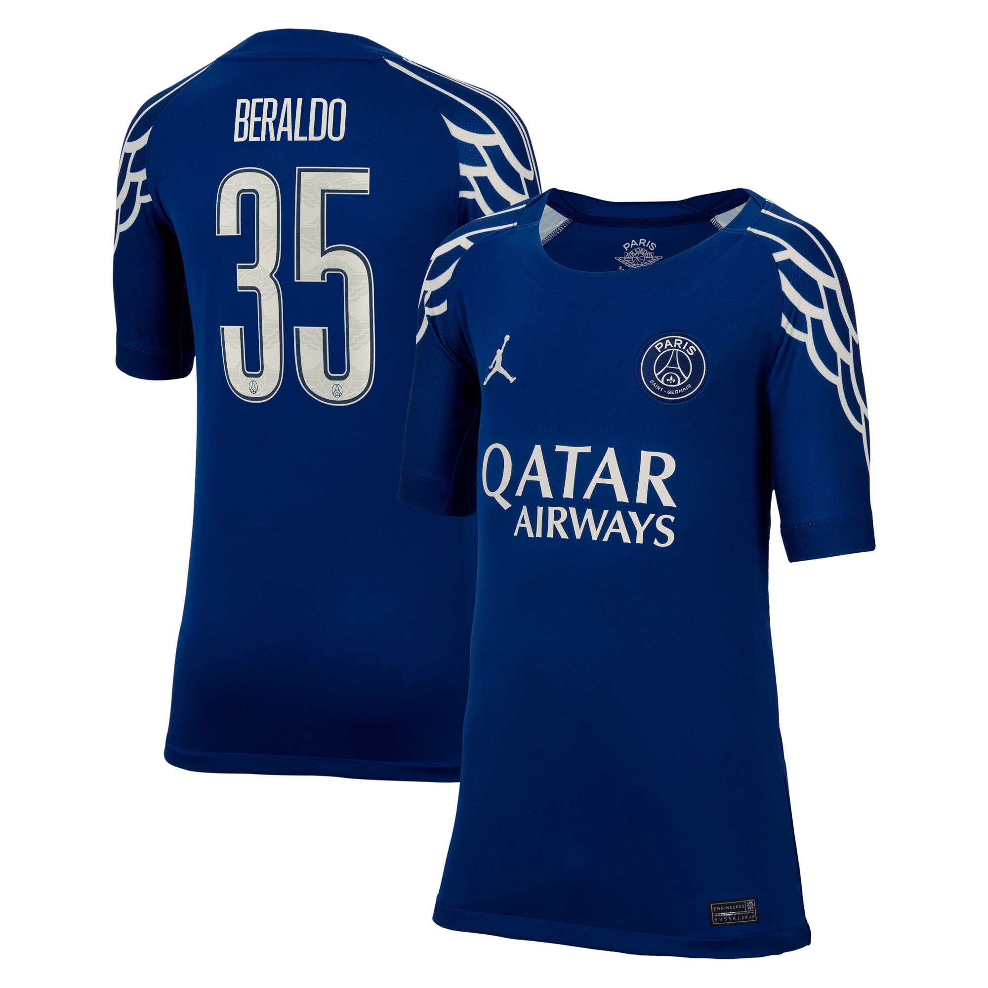 psg jordan fourth stadium shirt 2024-25 – kids with cup printing beraldo 35 Kits Collection | Shop PSG Gear