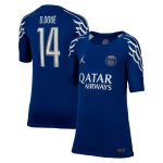 psg jordan fourth stadium shirt 2024-25 – kids with cup printing d.doue 14 Kits Collection | Shop PSG Gear