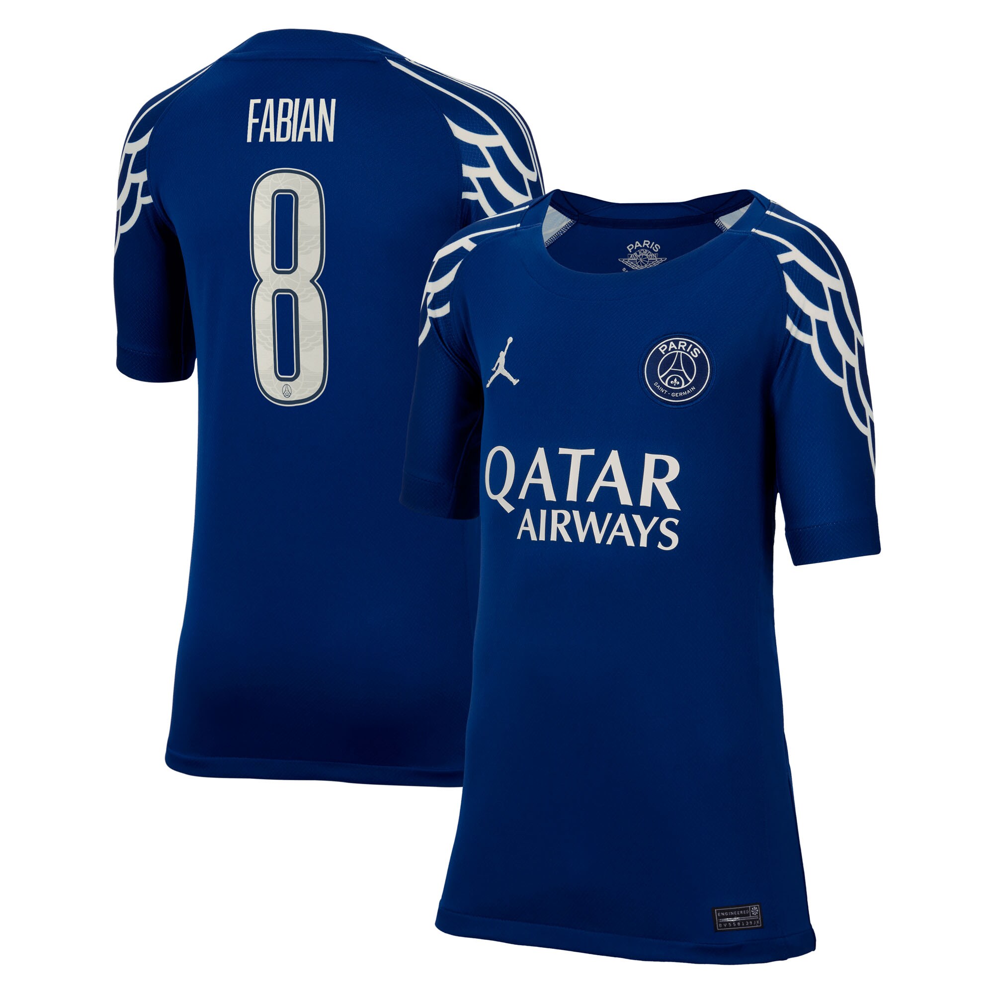 psg jordan fourth stadium shirt 2024-25 – kids with cup printing fabian 8 Kits Collection | Shop PSG Gear