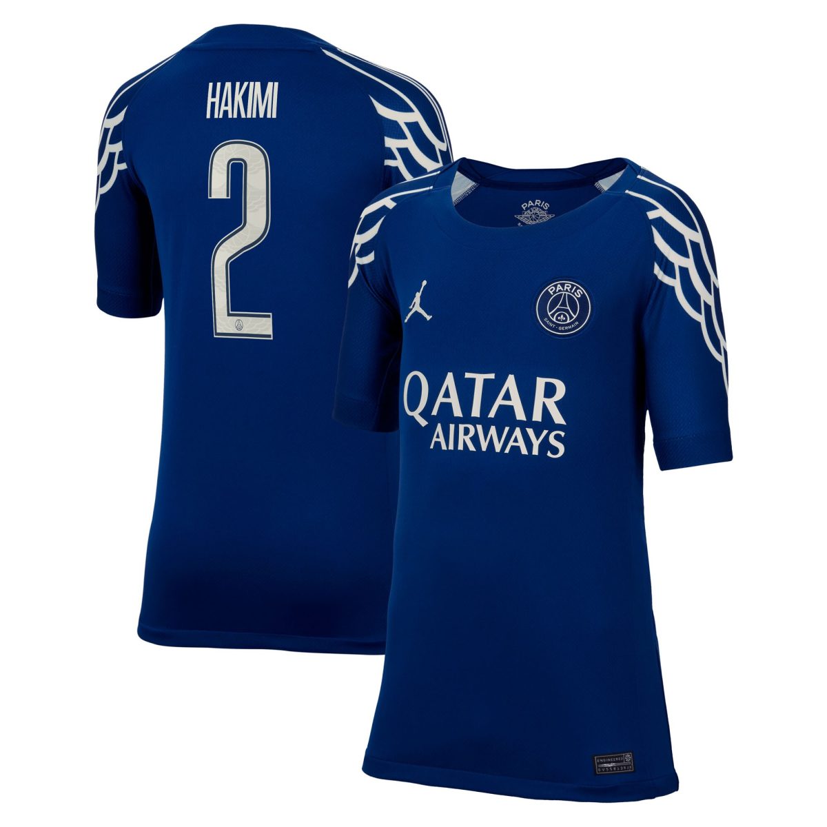 psg jordan fourth stadium shirt 2024-25 – kids with cup printing hakimi 2 Kits Collection | Shop PSG Gear