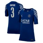 psg jordan fourth stadium shirt 2024-25 – kids with cup printing kimpembe 3 Kits Collection | Shop PSG Gear