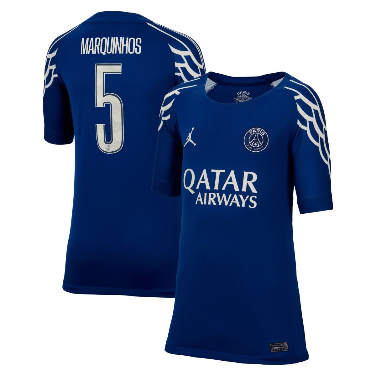 psg jordan fourth stadium shirt 2024-25 – kids with cup printing marquinhos 5 Kits Collection | Shop PSG Gear