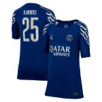 psg jordan fourth stadium shirt 2024-25 – kids with cup printing n.mendes 25 Kits Collection | Shop PSG Gear