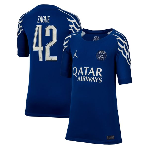 psg jordan fourth stadium shirt 2024-25 – kids with cup printing zague 42 Kits Collection | Shop PSG Gear