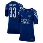 psg jordan fourth stadium shirt 2024-25 – kids with cup printing zaire-emery 33 Kits Collection | Shop PSG Gear