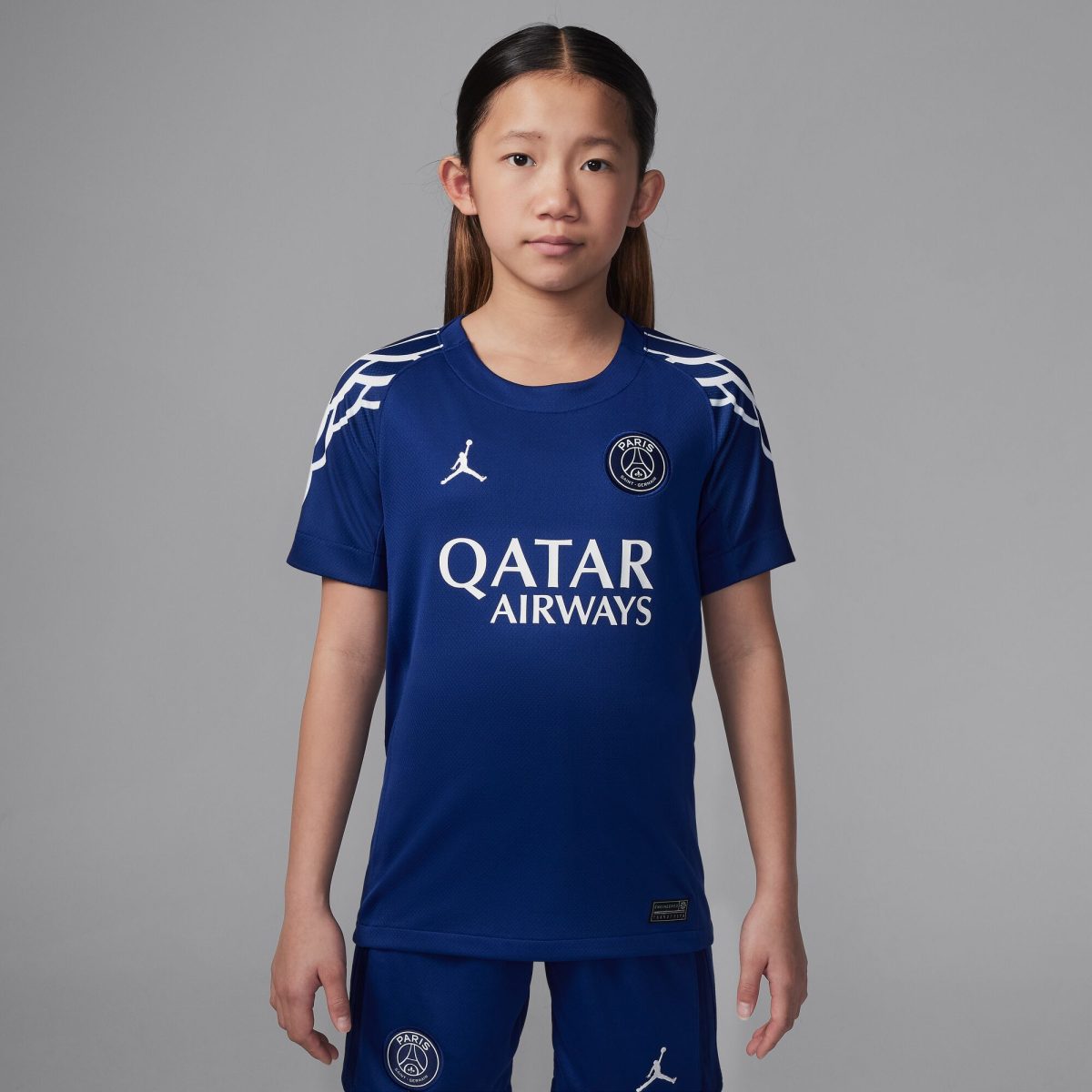 psg jordan fourth stadium shirt 2024-25 – kids with custom printing Kits Collection | Shop PSG Gear