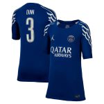 psg jordan fourth stadium shirt 2024-25 – kids with dunn 3 printing Kits Collection | Shop PSG Gear