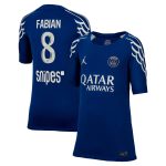 psg jordan fourth stadium shirt 2024-25 – kids with fabian 8 printing Kits Collection | Shop PSG Gear