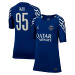 psg jordan fourth stadium shirt 2024-25 – kids with fazer 95 printing Kits Collection | Shop PSG Gear