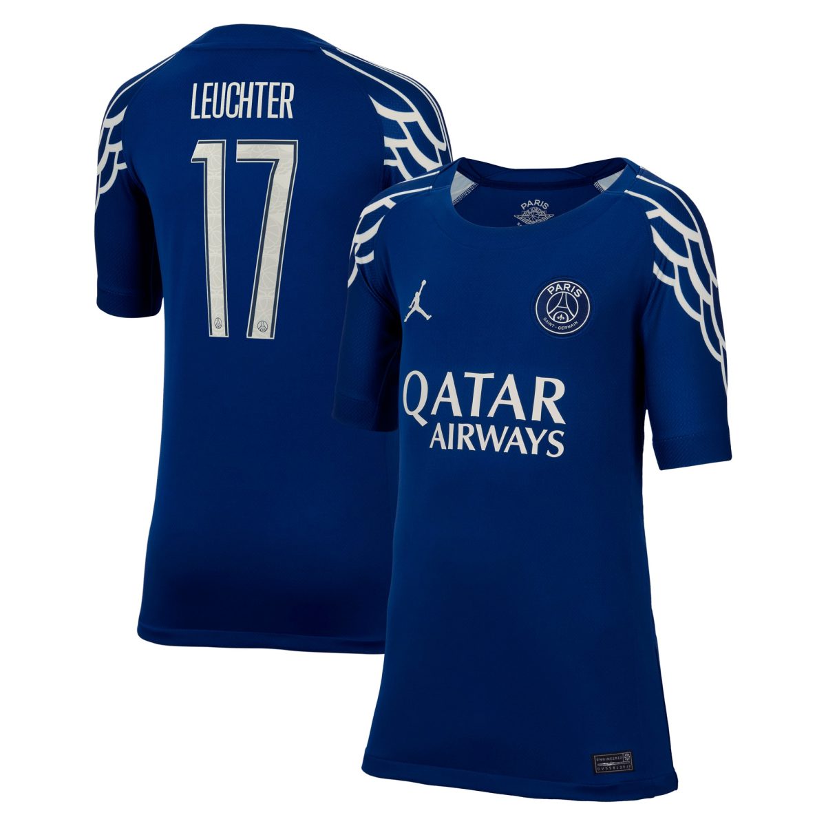psg jordan fourth stadium shirt 2024-25 – kids with leuchter 17 printing Kits Collection | Shop PSG Gear