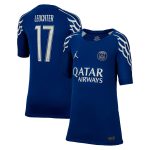 psg jordan fourth stadium shirt 2024-25 – kids with leuchter 17 printing Kits Collection | Shop PSG Gear