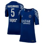 psg jordan fourth stadium shirt 2024-25 – kids with marquinhos 5 printing Kits Collection | Shop PSG Gear