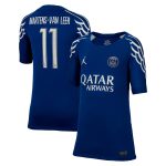 psg jordan fourth stadium shirt 2024-25 – kids with martens-van leer 11 printing Kits Collection | Shop PSG Gear