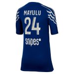 psg jordan fourth stadium shirt 2024-25 – kids with mayulu 24 printing Kits Collection | Shop PSG Gear
