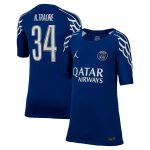 psg jordan fourth stadium shirt 2024-25 – kids with n.traore 34 printing Kits Collection | Shop PSG Gear
