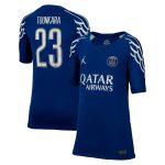 psg jordan fourth stadium shirt 2024-25 – kids with tounkara 23 printing Kits Collection | Shop PSG Gear
