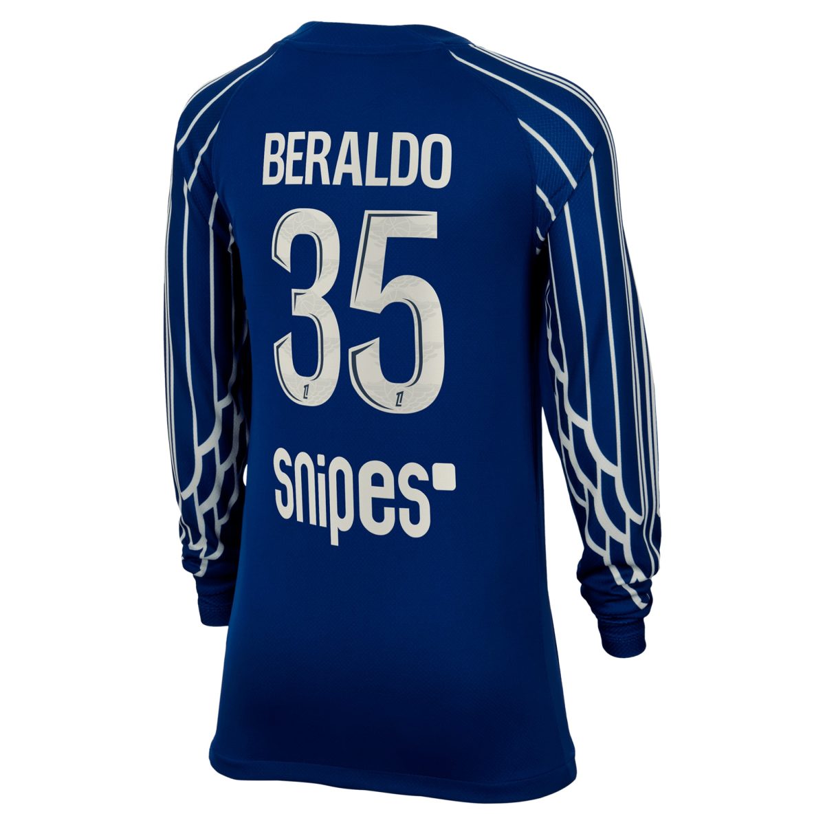 psg jordan fourth stadium shirt 2024-25 – long sleeve – kids with beraldo 35 printing Kits Collection | Shop PSG Gear
